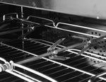 Unionaire Cooker 5 Burners 90x60 Full Safety 2 Oven Fans , C69SS-GC-511-ICPS2F-IS-2W-AL - Black & Silver