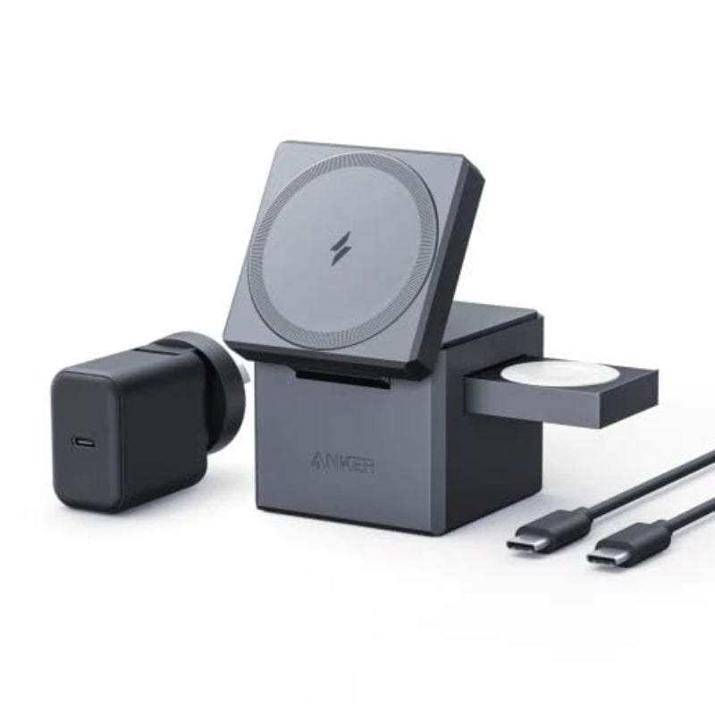 Anker 3-in-1 Cube Wireless MagSafe Charger 15W Y1811KA1 – Black