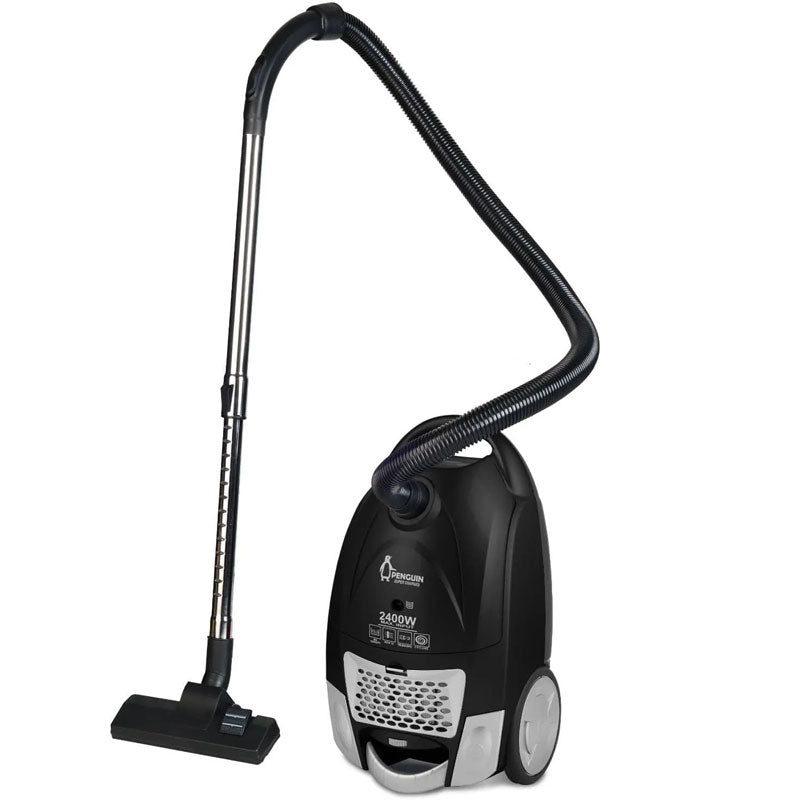 Penguin Super Charged Bagged Canister Vacuum Cleaner, 2400 Watt , PV-2400 - Black
