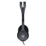Logitech® H111 Stereo Headset + Microphone - Black