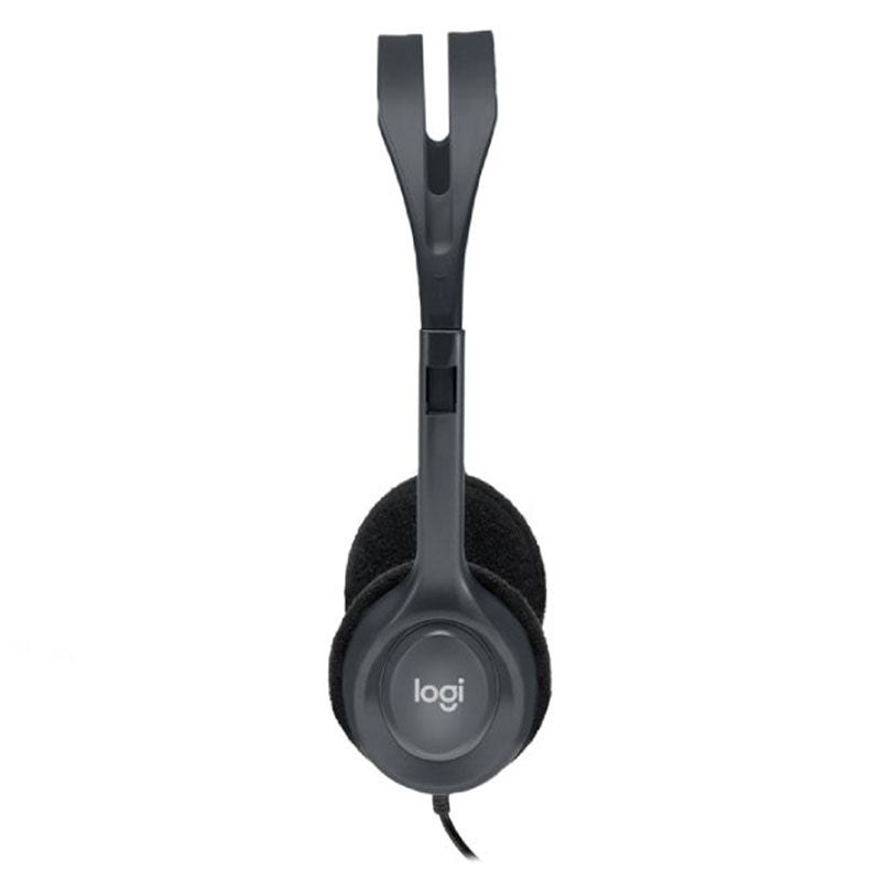 Logitech® H111 Stereo Headset + Microphone - Black