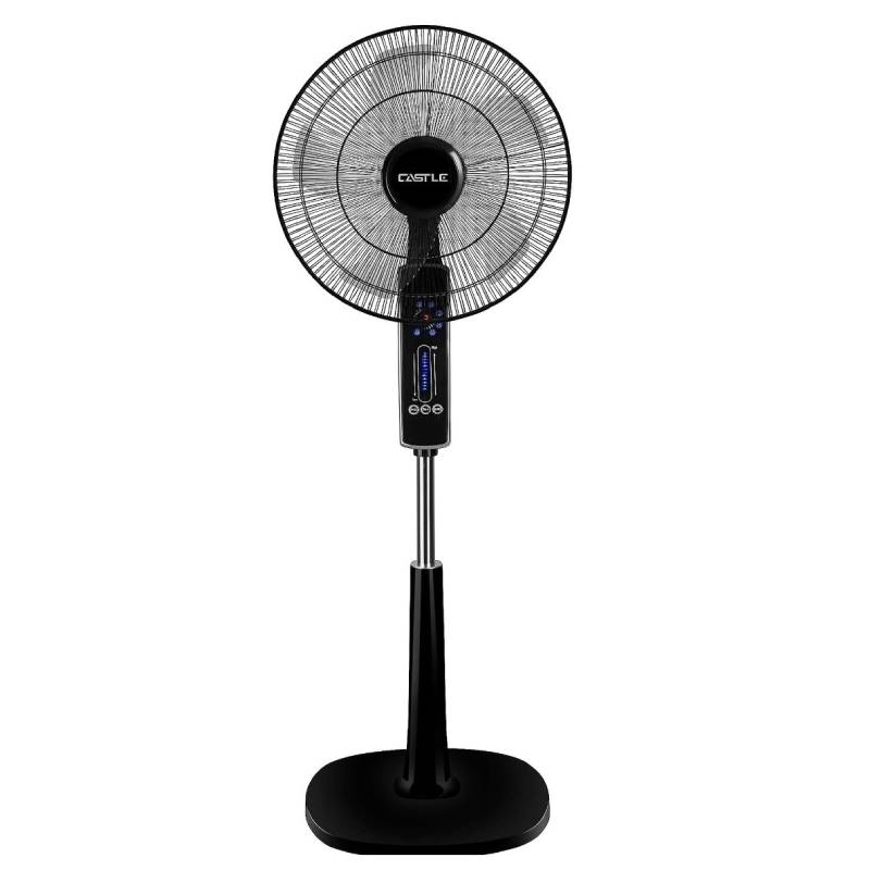 Castle Stand Fan 18 Inch with Remote Control, FAS2718RD - Black