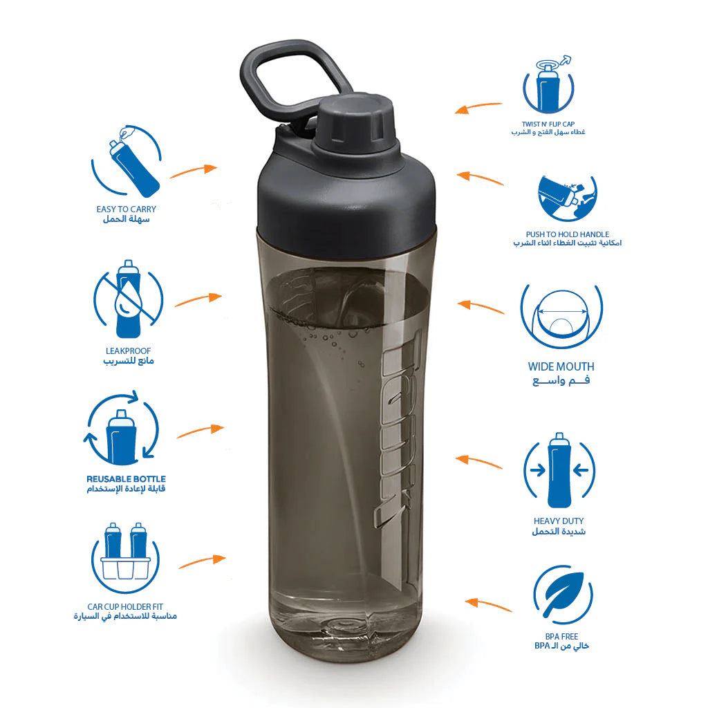 Tank Tritan Flip Bottle 800ml