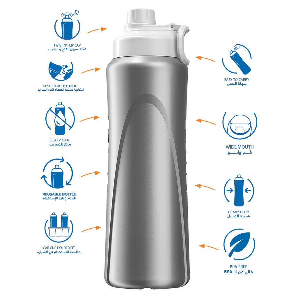 Tank Me Super Cool Water Bottle 1L