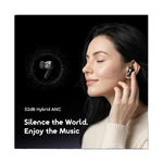 Oraimo SpaceBuds 2 Earbuds , AI Smart Noise Cancellation , Space Gray - OTW-631