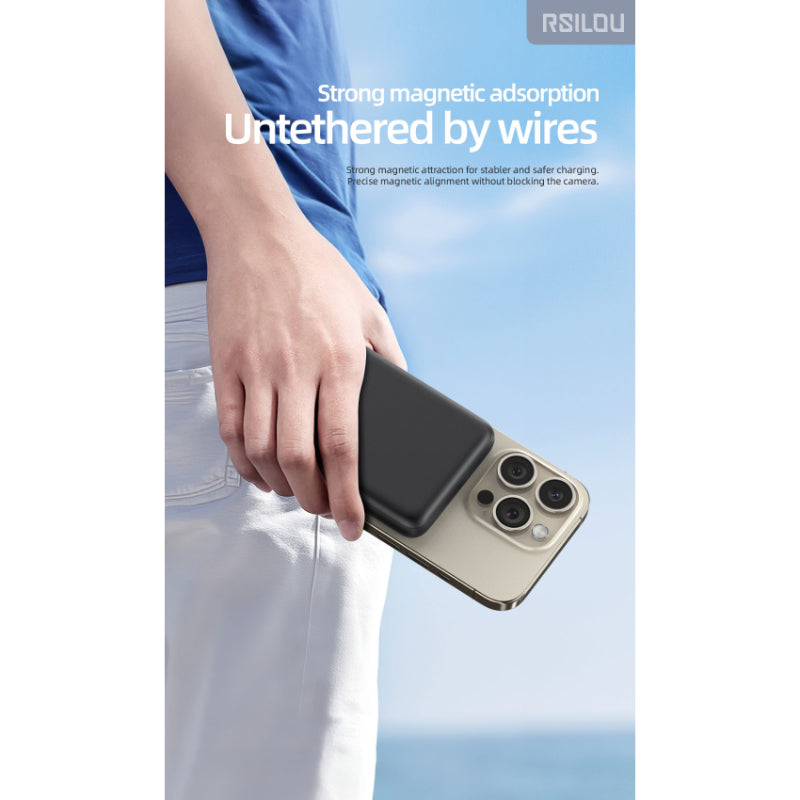 Rsilou Magnetic Wireless Power Bank 10000mAh 20W R1020-002