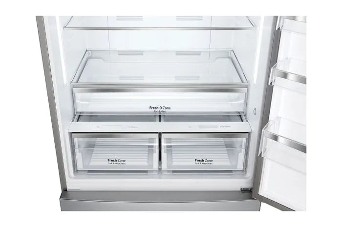 LG Digital No Frost Refrigerator With Inverter Technology, 588 Liter, GTF569PVAM - Silver