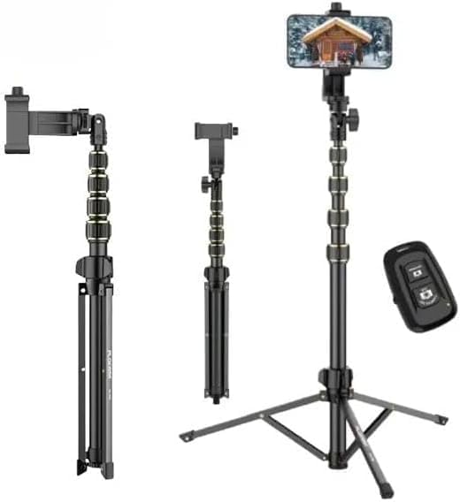Plokama PK-998 Stand and Tripod for Mobile Phone and Camera Best Adjustable Lightweight Stand