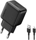 Oraimo Fast Charging Wall Adapter with Micro Cable OCW-1112EM  - Black