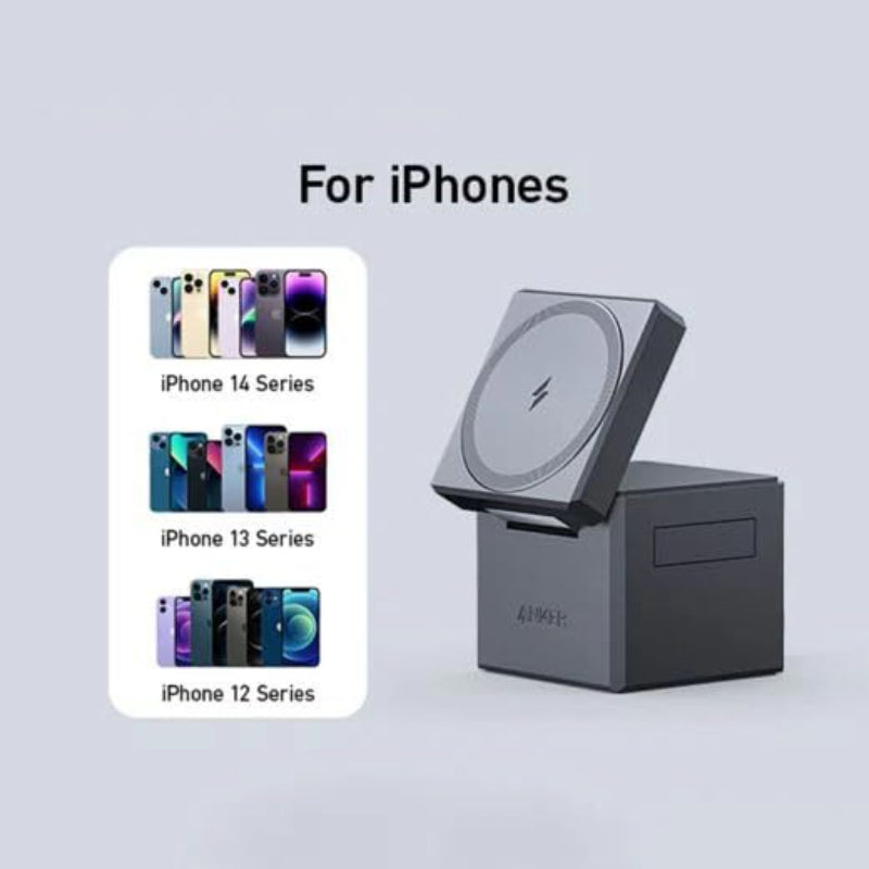 Anker 3-in-1 Cube Wireless MagSafe Charger 15W Y1811KA1 – Black