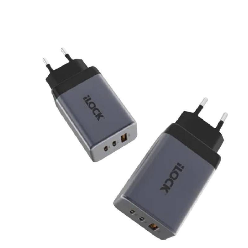 iLOCK 65W GaN USB Type-C Home Charger Adapter – Black