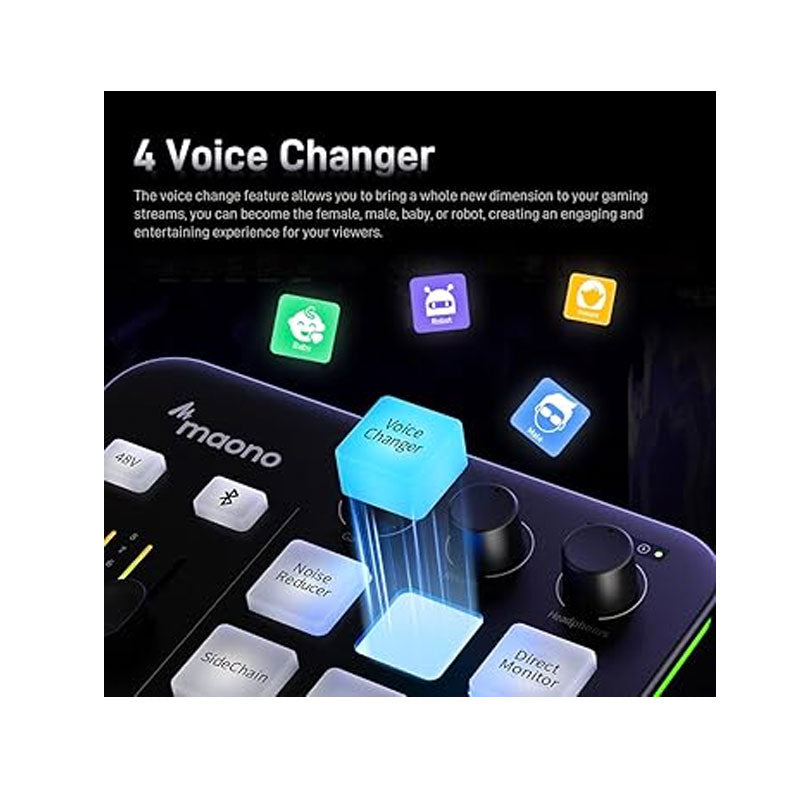 maono G1 NEO Audio Mixer for Gaming Streaming