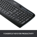 LOGITECH WIRELESS COMBO MK330 - Black