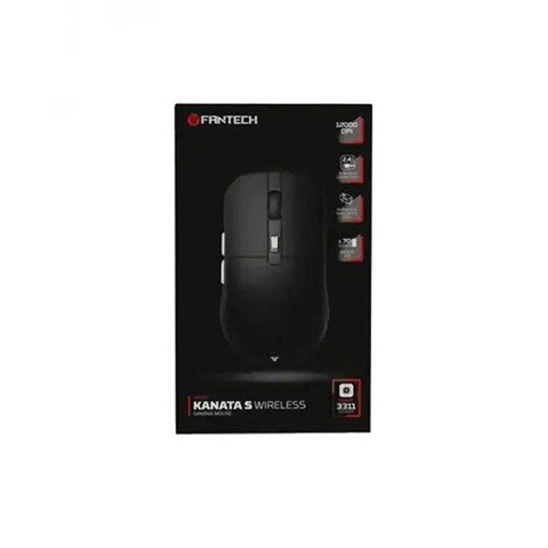 Fantech , Mouse Wireless Gaming Kanata , WG9S , Black
