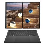 لابتوب ASUS Zenbook DUO UX807AA-SN319W، معالج Intel Core Ultra X9 378H، رام 32 جيجابايت، SSD سعة 1 تيرابايت، Intel Arc Graphics، شاشة OLED لمس 14 بوصة بدقة 3K، ويندوز 11، رمادي Moher Gray