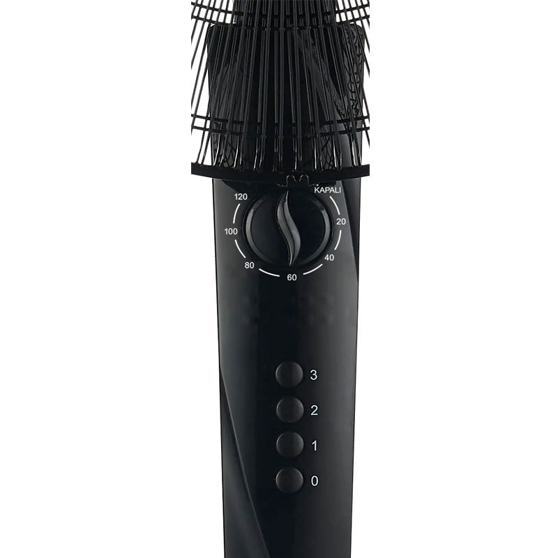Penguin , stand fan , cool spin , 5 blades , 18 inch , 65 watt - black
