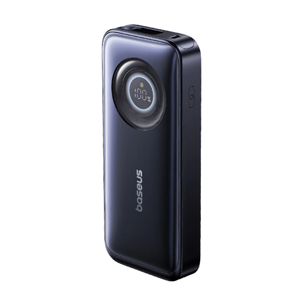 باور بانك Baseus، سعة 20000mAh، شحن سريع 100W مع كابل مدمج، CR121، أسود
