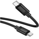كابل HOCO X122 من Type-C إلى Type-C بقدرة 60 واط، بطول 1 متر