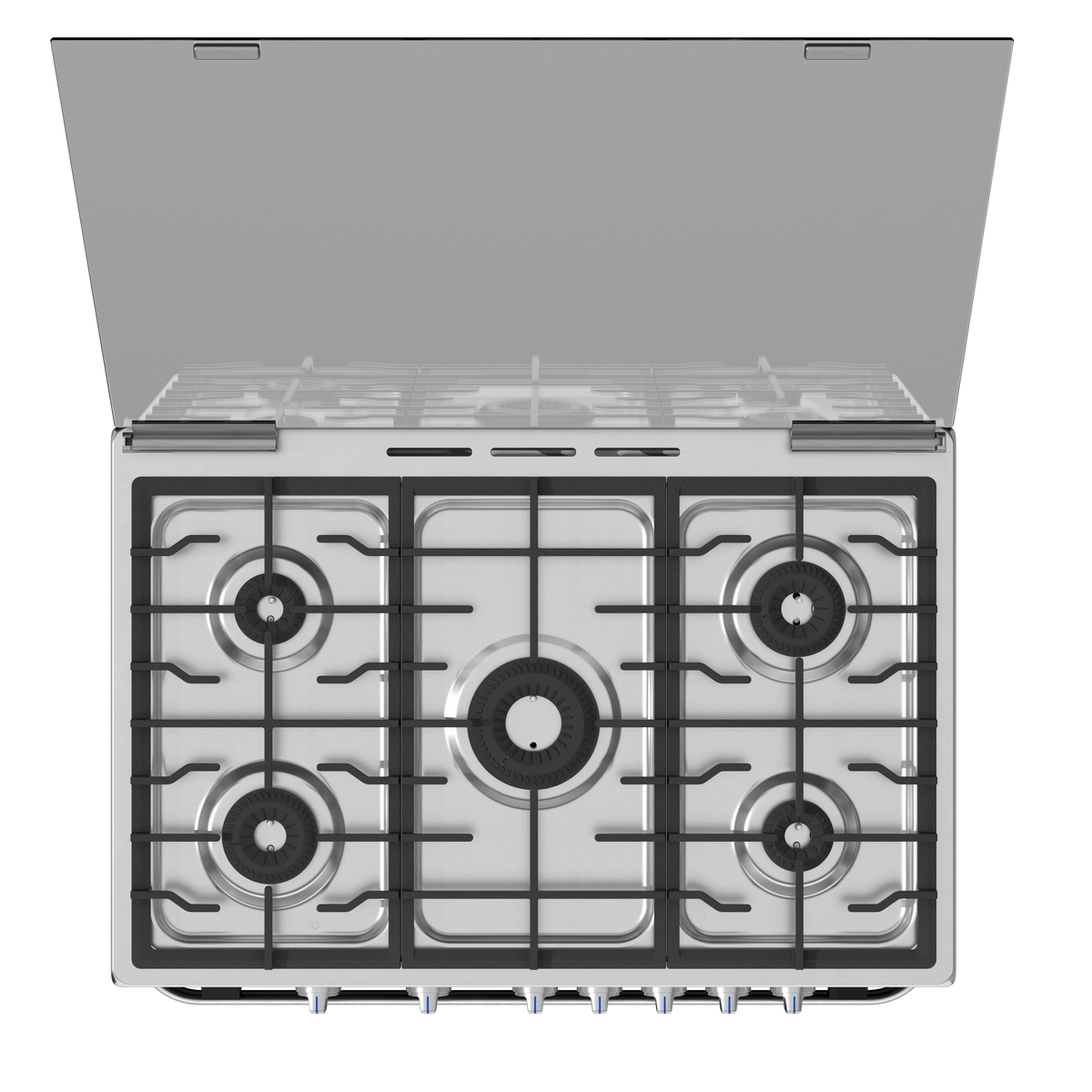 Midea 90cm Freestanding Gas Cooker – 5 Burners, Full Safety, MFO-MG36LE(SS)-VT Stainless Steel