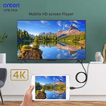 Onten Cable 1.8M Mobile HD screen player 4K OTN 7519 - Black