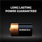 Duracell 2-Piece Alkaline D Battery - Black&Gold 