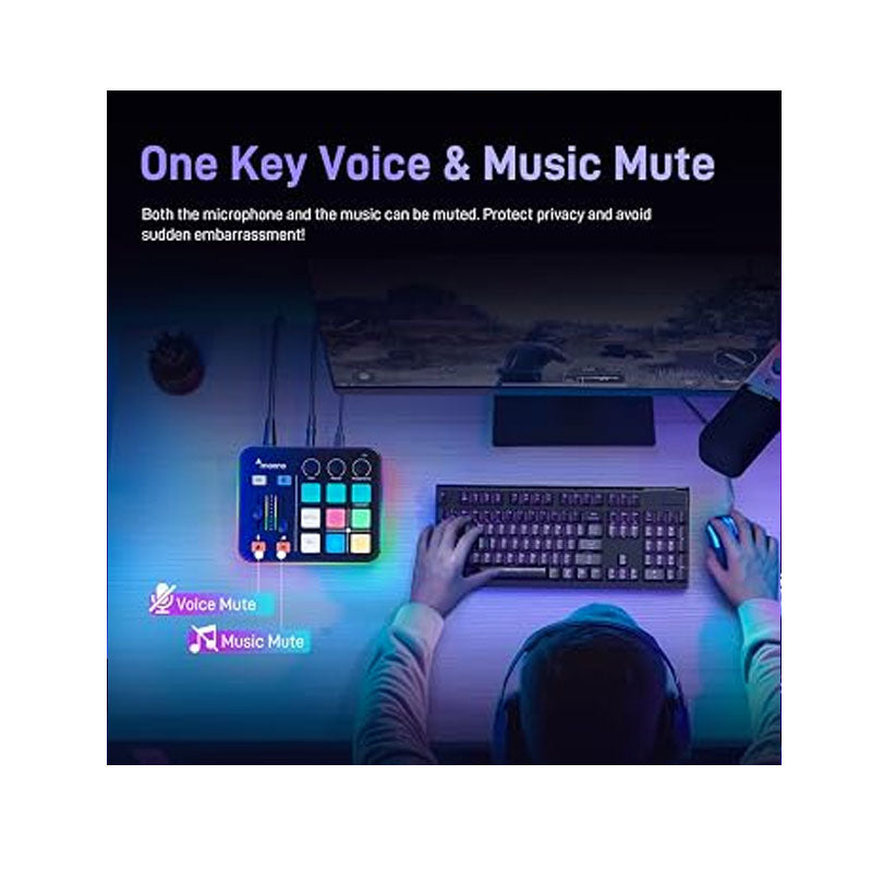 maono G1 NEO Audio Mixer for Gaming Streaming