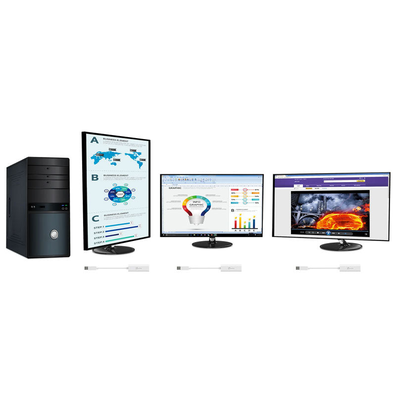 j5create - محول USB™ إلى HDMI™ لشاشات متعددة - JUA254