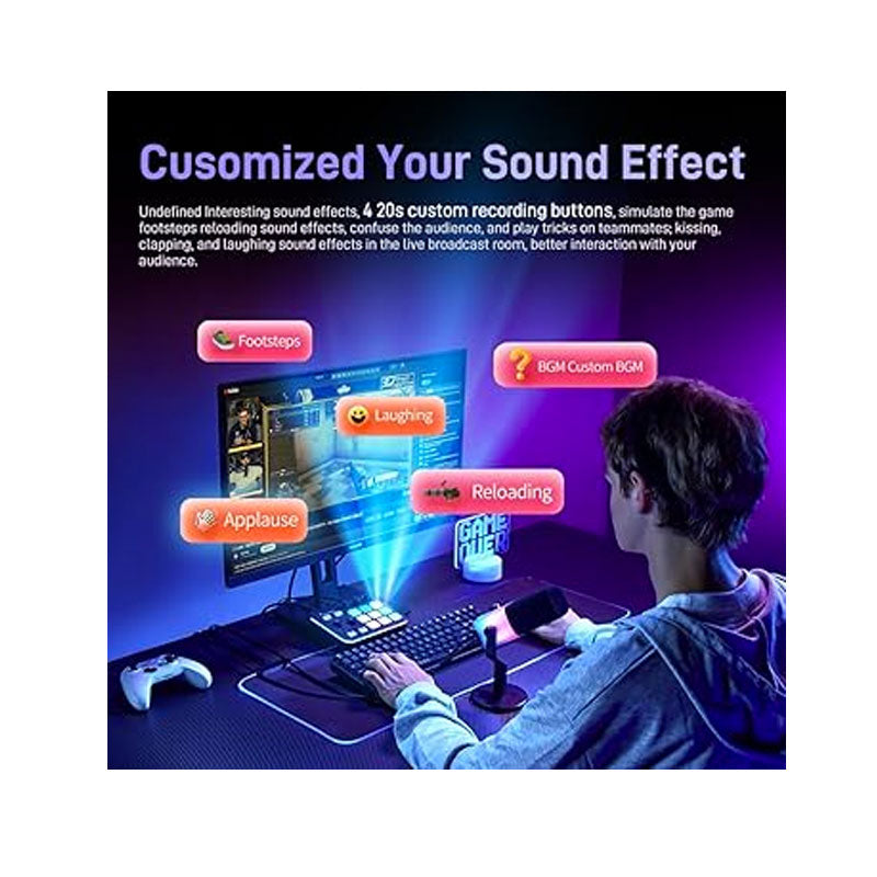 maono G1 NEO Audio Mixer for Gaming Streaming