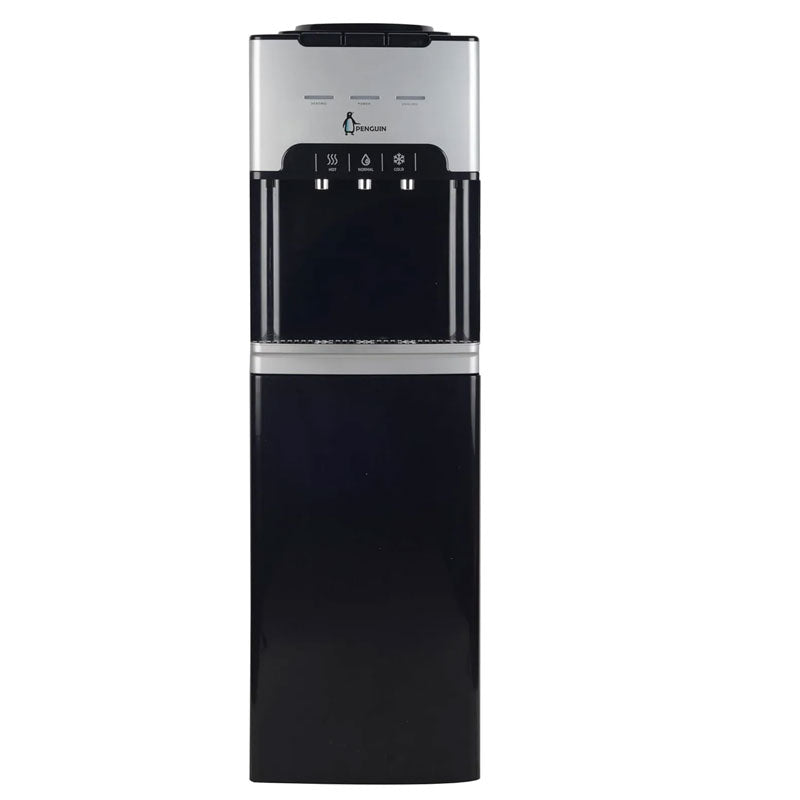 Penguin , Hot, Cold & Normal Water Dispenser , with Storage, 3 Taps, PD002 - Black
