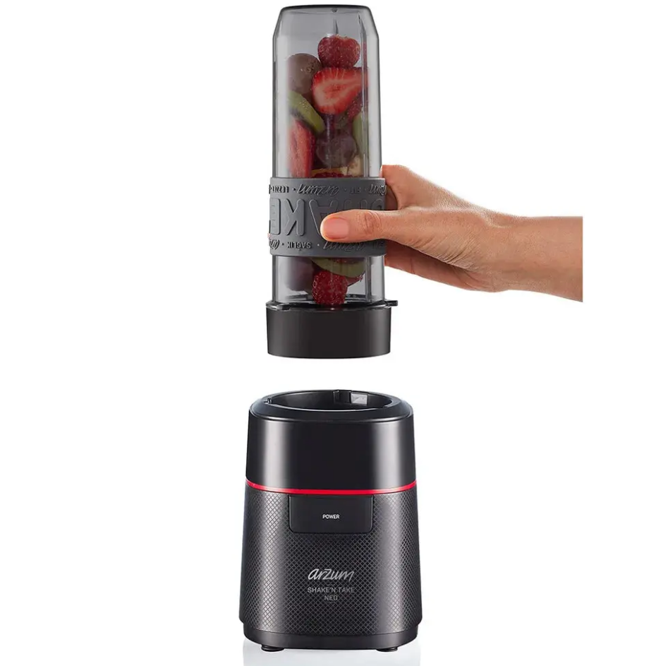 Arzum Shake'N Take Personal Blender, 500 W, AR1147 -Black
