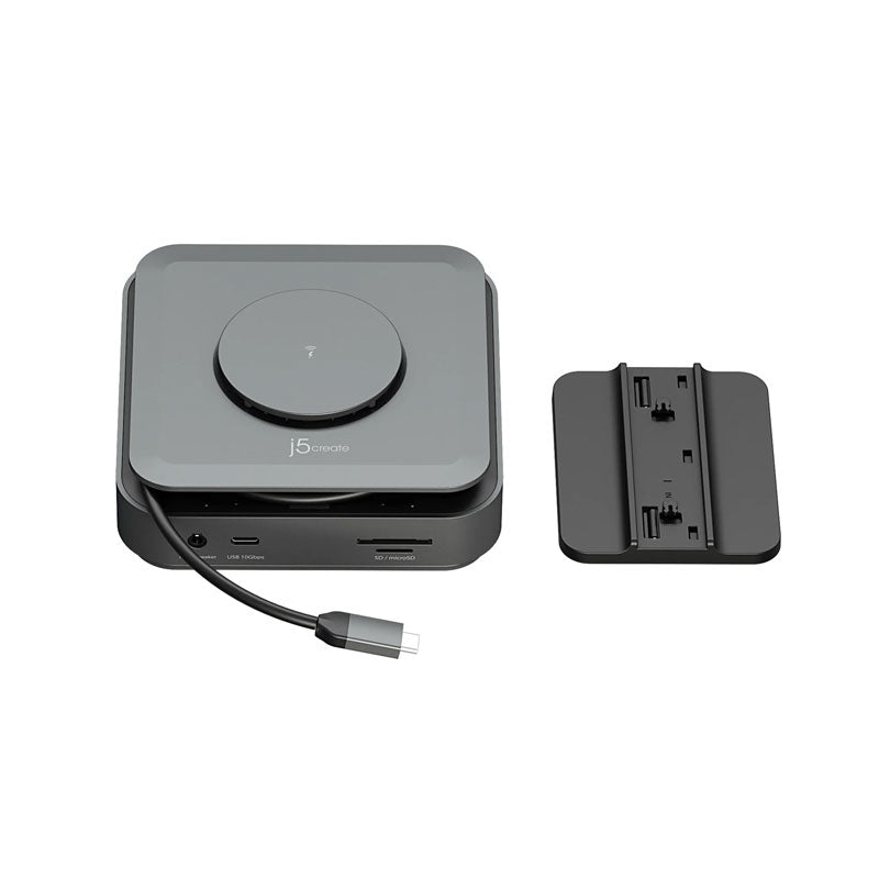 قاعدة توصيل j5create بمنفذ USB-C® وتدعم شاشتين HDMI™ بدقة 4K - طراز JCD3199