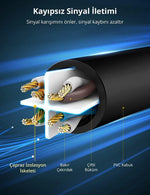 Ugreen Cat 6 U/UTP Lan Cable 10m - Black 