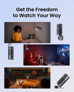 Nebula by Anker Capsule Air | The World's Smallest Google TV Projector, D4112221 - White