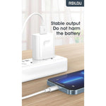Rsilou Micro USB Cable 2.4A R2002-001 – White