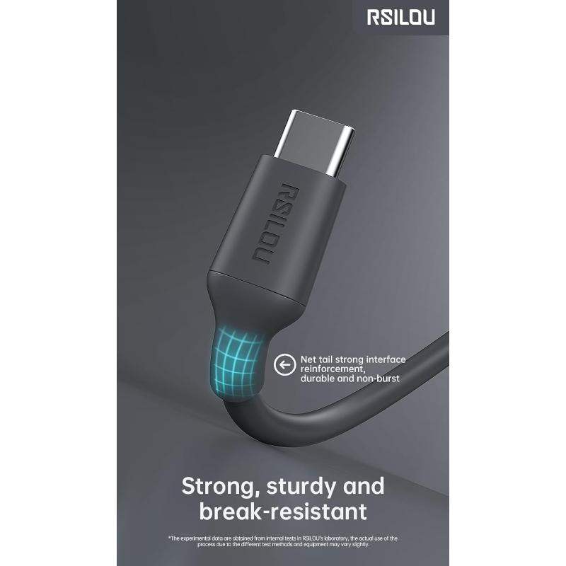 Rsilou Type-C Cable 120W Fast Charger 120CM R2029-001