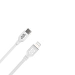 Smart Gate USB-C to Lightning PVC Cable 1M – Fast Shielded – White