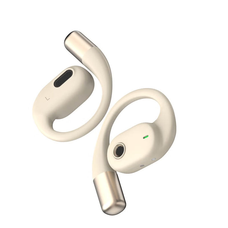Rsiloul , wireless Bluetooth Earbuds , Open-wear earbuds, R3009-002 - White
