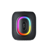 مكبر صوت بلوتوث SIA SP702 بقوة 6 واط مقاوم للماء مع أضواء RGB - اسود
