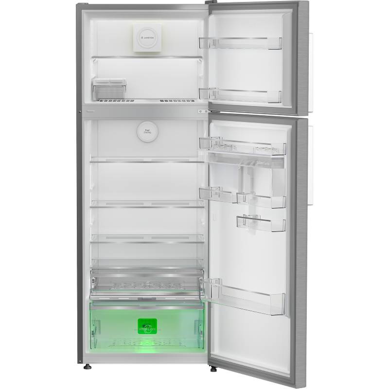 ثلاجة ARISTON 450 لتر نوفروست إنفرتر مع موزع مياه – ديجيتال، رمادي | ART70 F1452D XWE