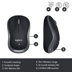 LOGITECH WIRELESS COMBO MK330 - Black