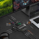 قاعدة توصيل j5create بمنفذ USB-C® وتدعم شاشتين HDMI™ بدقة 4K - طراز JCD3199