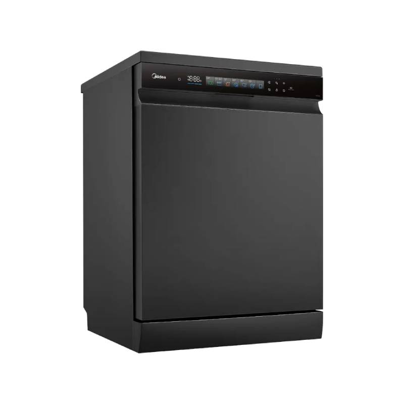 Midea 15 Place Settings Freestanding Dishwasher – Digital Inverter, Wi-Fi, MDWEF1533GUR(BS)-WU-EG - Black