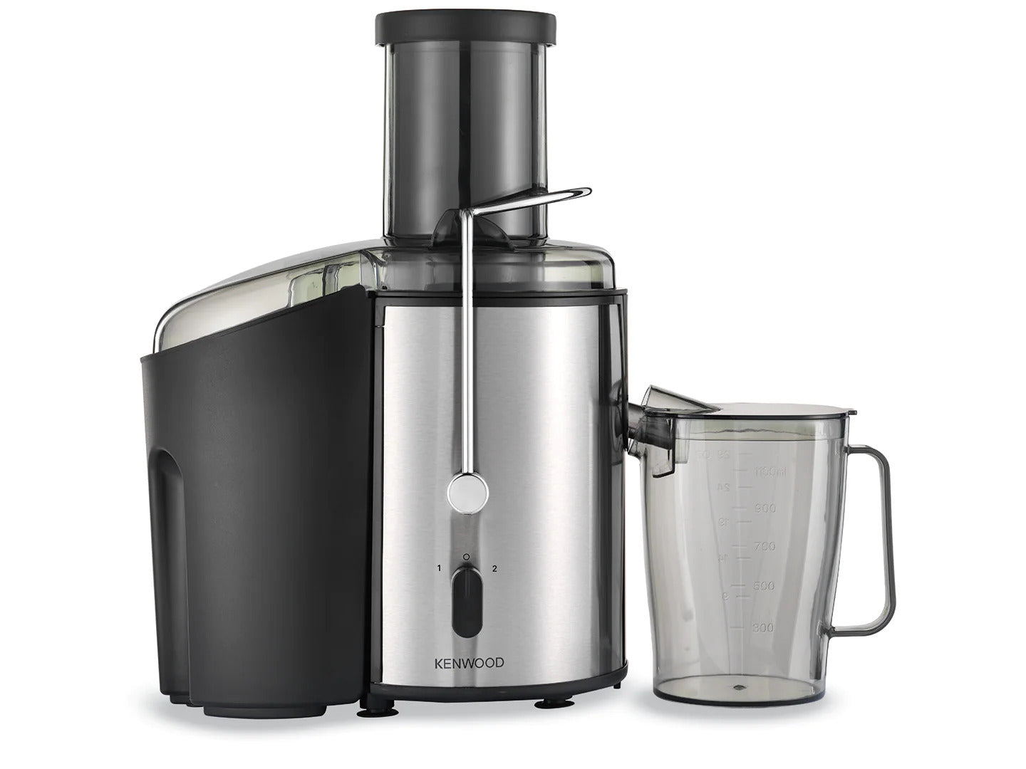 Kenwood Fruit Juicer 800W 2L Capacity , JEM02.A0BK - Black & Silver