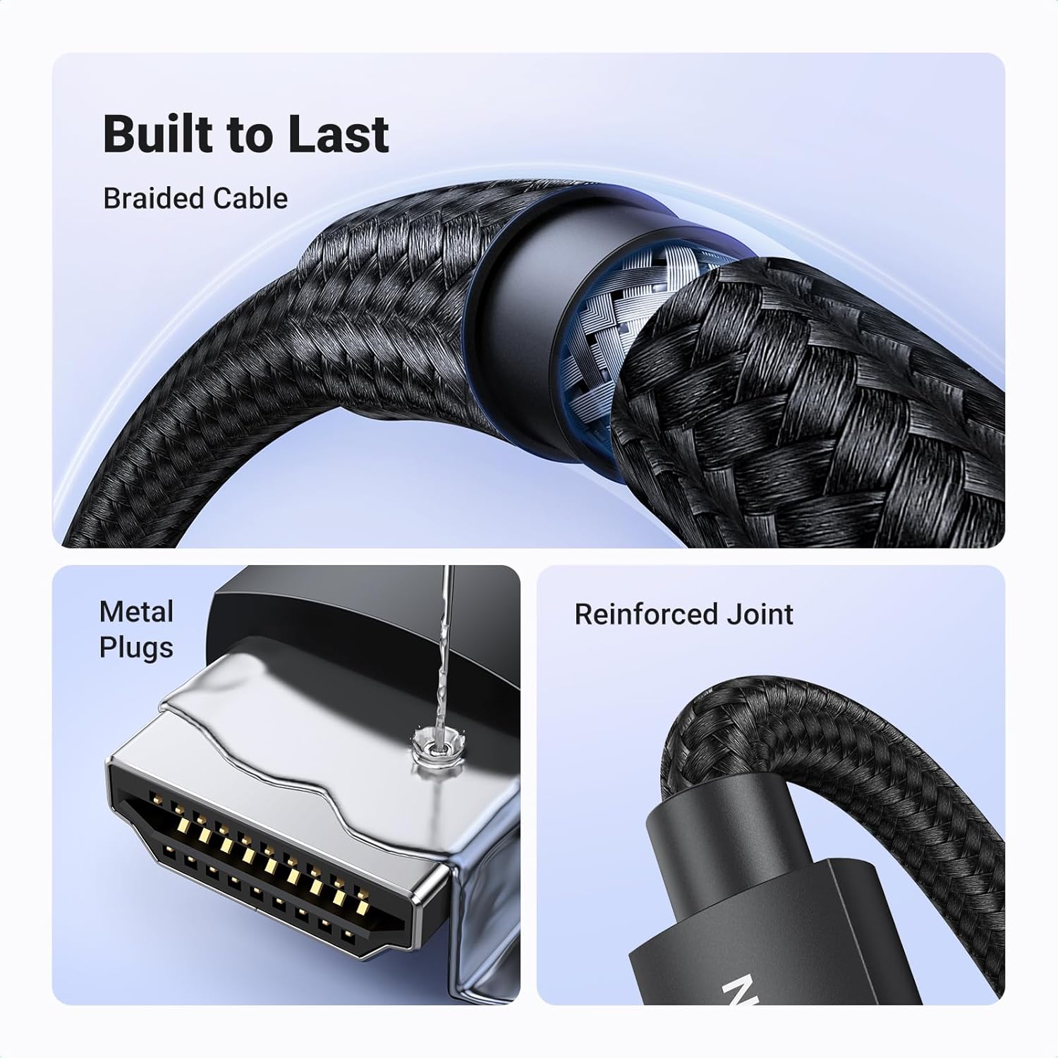 Ugreen HDMI Cable 5M HDMI 8K HDMI 2.1 Ultra HD High-Speed - Black