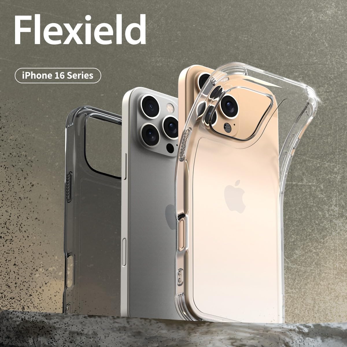 Araree Flexield For iPhone 16 Pro Max - Clear Black