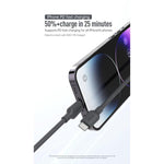 Rsilou Type-C to Lightning Cable 30W R2031-001 – Black