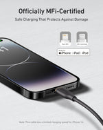 Anker PowerLine III Flow USB-A to Lighting Cable, A85A1011 - Black