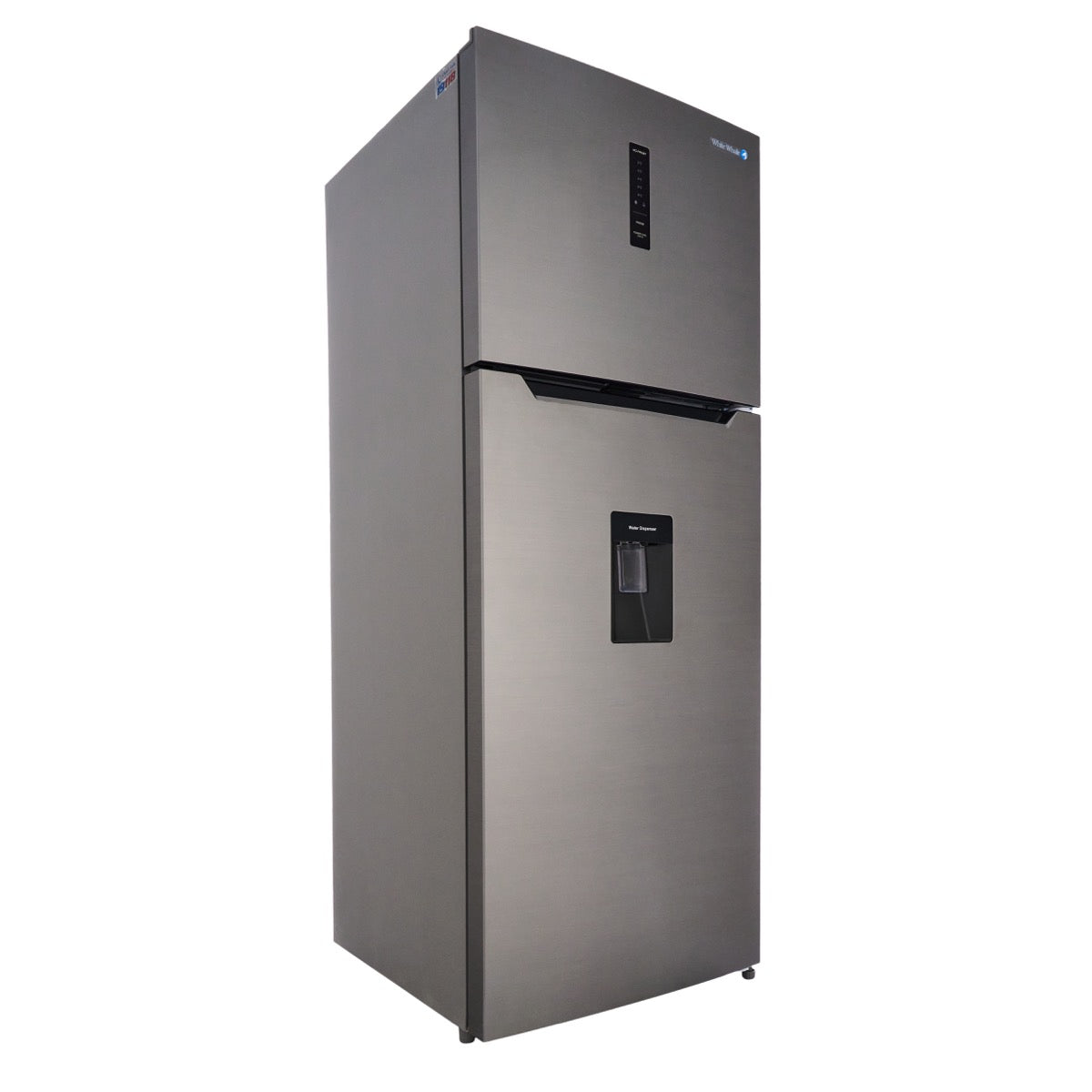 White Whale No Frost Top Freezer Refrigerator 430L Inverter Motor with Door Dispenser – Stainless Steel, WR-4385-HSSX
