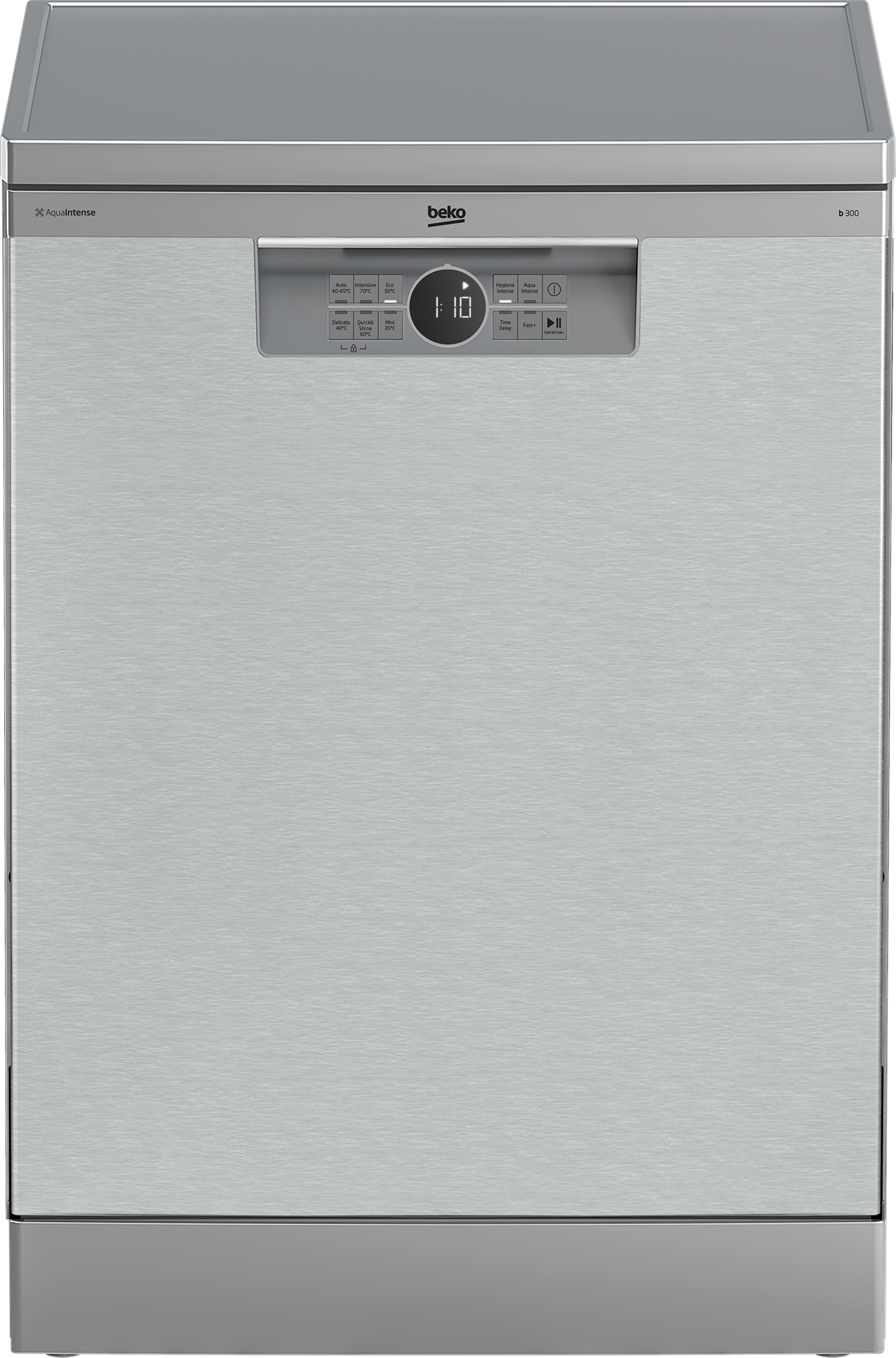 Beko Freestanding Dishwasher 15 Place Settings, 60cm, 6 Programs, Inverter, BDFN26520XQ - Silver