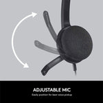 Logitech Corded Headset H340 - Black
